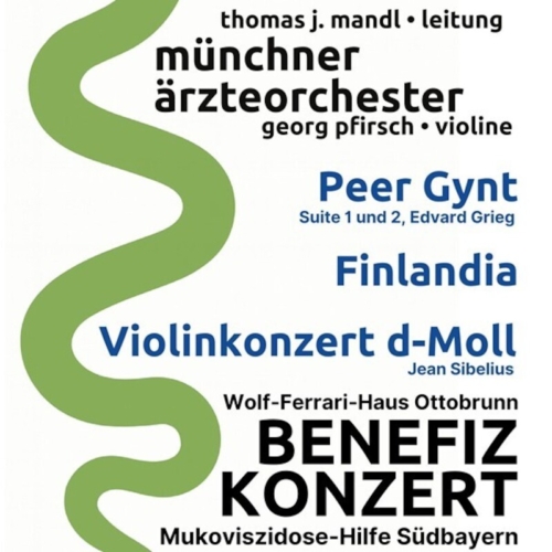 18. Benefizkonzert des Münchner Ärzteorchesters – Peer Gynt, Finlandia, Violinkonzert d-Moll
